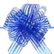thumbnail image 1 of Uxcell 5Pcs 6" Grandes Lazos de Organza para Envolver Regalos de Chifón Metálico Azul para Bodas, Cestas de Navidad, 1 of 6