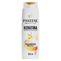 Shampoo Sin Sal Con Keratina Pro Vitamina B5 300 Ml Pantene
