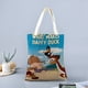 thumbnail image 2 of Daffy Duck Bolso de tela con estampado de lienzo para mujer, bolsa de compras reutilizable y estética, con cremallera interior, regalo para mujer,40*40cm., 2 of 6