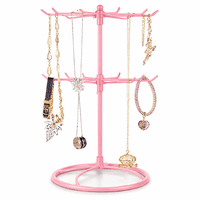 Genérica - Exhibidor Metálico 2 Niveles Para Joyas Y Collares