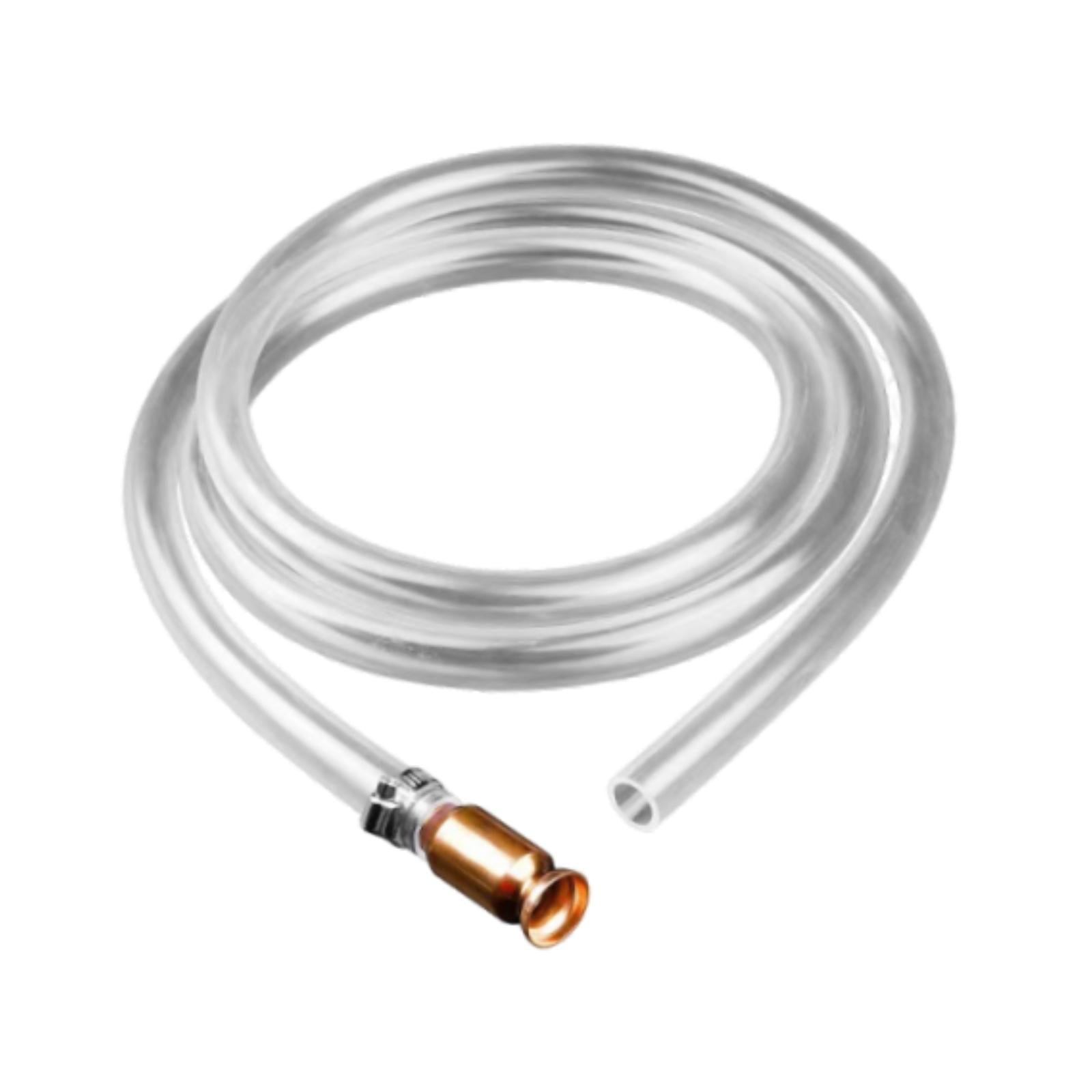 Ioensy - Manguera De Sifón De 1/2'' Con Válvula De Cobre, Autocebante, Para Combustibles, Gasolina Y Acuarios, 5 Metros