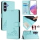 thumbnail image 1 of Funda tipo cartera FOXDOCK para Samsung Galaxy S25 con soporte, ranuras, RFID, diseño de gato, 1 of 5