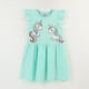 thumbnail image 1 of Vestido Niña Verde Unicornio, 1 of 3