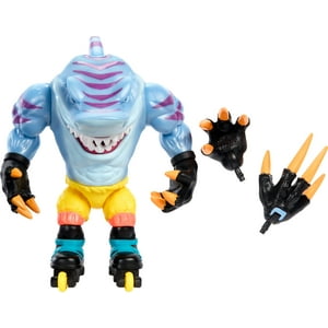 Figura De Acción Mattel Street Sharks Skreek Con Bite & Skate De 6 Pulgadas