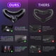 thumbnail image 4 of Accesorios VR Almohadilla facial y funda facial Saqico Oculus Quest 2, 4 of 7