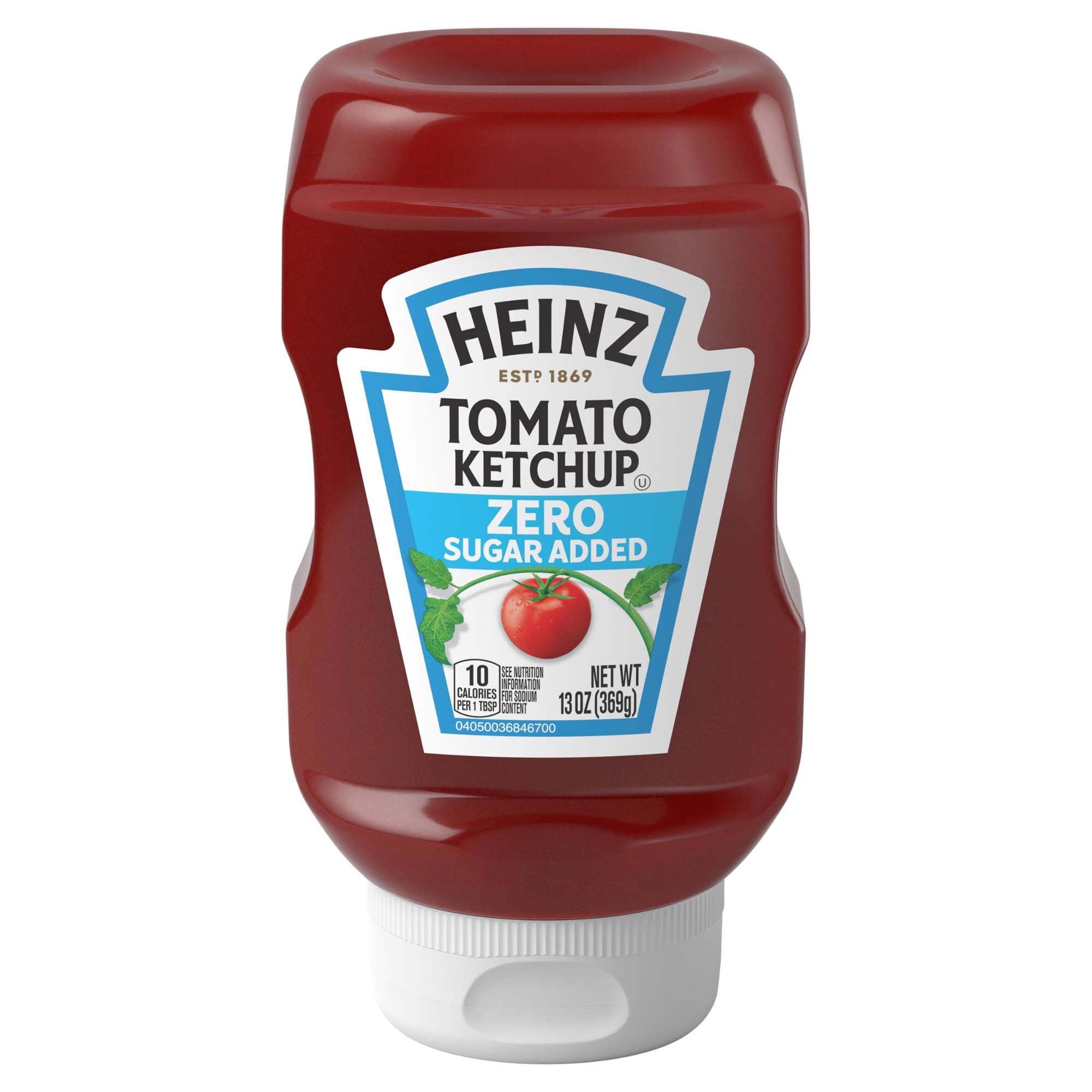 Ketchup Reducido En Azucar Squeeze 369 g Heinz