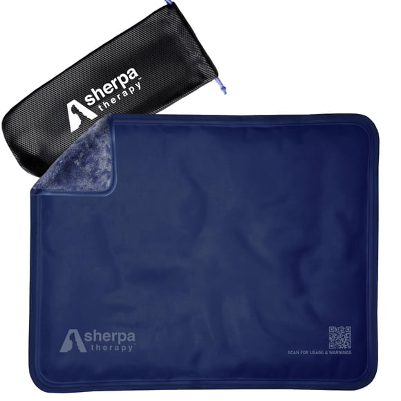 Compresas de hielo Sherpa Therapy, grandes, reutilizables, para lesiones por frío y calor