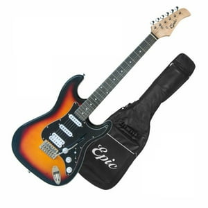 Guitarra Eléctrica Epic Amplificador 5 Watts Bluetooth Sunburt