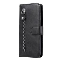 Gangxun - Funda Con Cremallera Para Xiaomi Poco M3, Carcasa Cartera De Cuero Pu Con Soporte Y Tarjetero