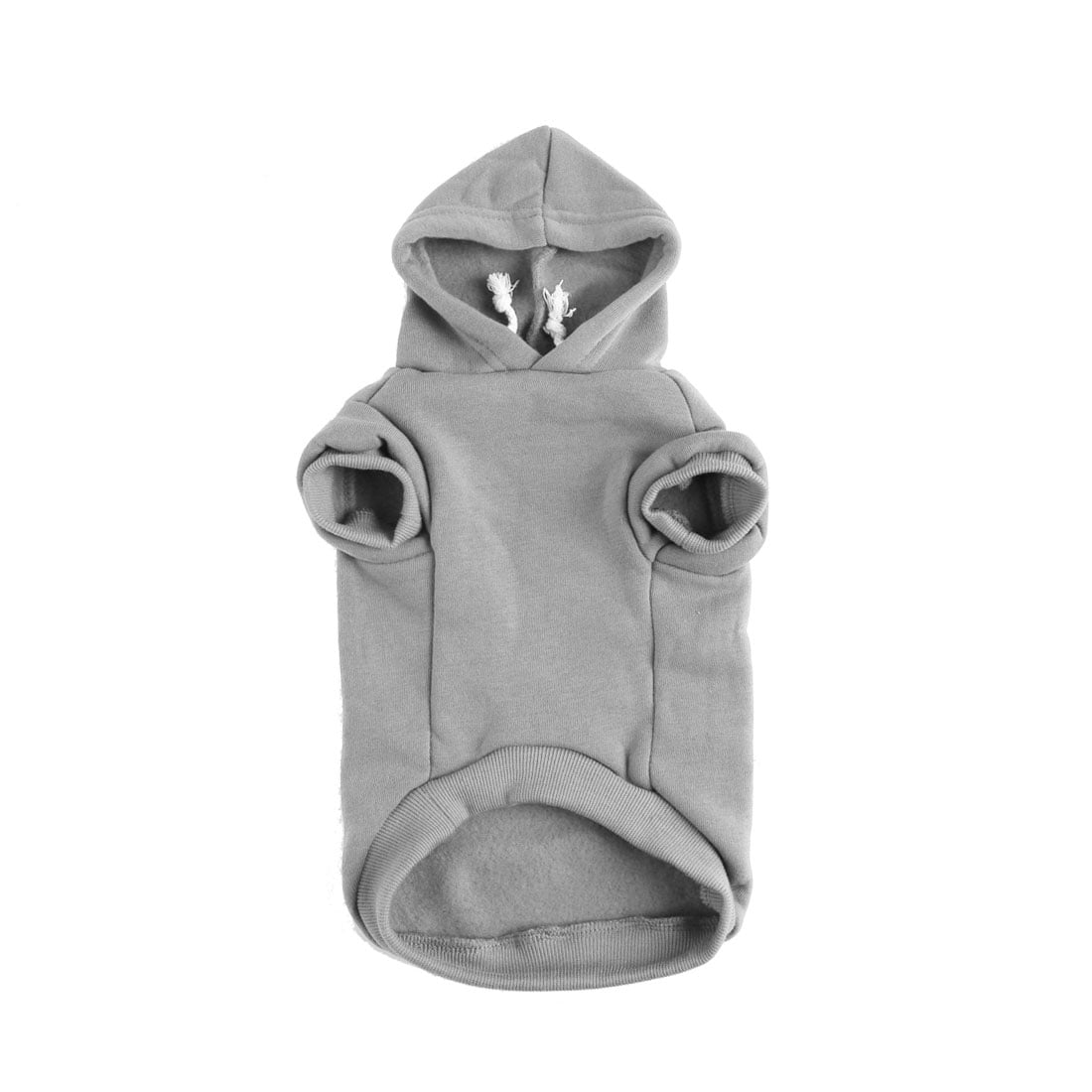 Sudadera para Perros con Capucha Ropa de Primavera/Otoño/Invierno Abrigo Caliente para Perros Pequeños y Medianos Gris S