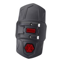 Magideal - Guardabarros Trasero Para Motocicleta Con Reflector, Resistente Al Desgaste, Piezas De Reparación, Protector De Neumáticos Ligero De 13 X 7,8 Pulgadas