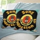 thumbnail image 3 of La Morsa Cantante Fundas de almohada de terciopelo con tema, regalos de funda de almohada, decoración para el hogar, cojín de lanzar, regalo de cumpleaños para fans y parejas.61*61cm., 3 of 6