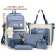 thumbnail image 4 of Cute & Stylish Large Capacity Backpack with Bear Pendant, Handbag, Shoulder Bag & Pencil Bag, 4 of 5