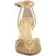 thumbnail image 2 of Zapato con tacón Jessica Simpson Paveri Strappy Caged Gold 6.5, 2 of 7