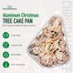 thumbnail image 2 of Molde para tartas KitchenDance, árbol de Navidad desechable de aluminio, 340 ml, 2 of 7