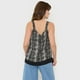 thumbnail image 2 of Blusa Mujer Pabilo Grueso Print Pitón Negro Corona, 2 of 5