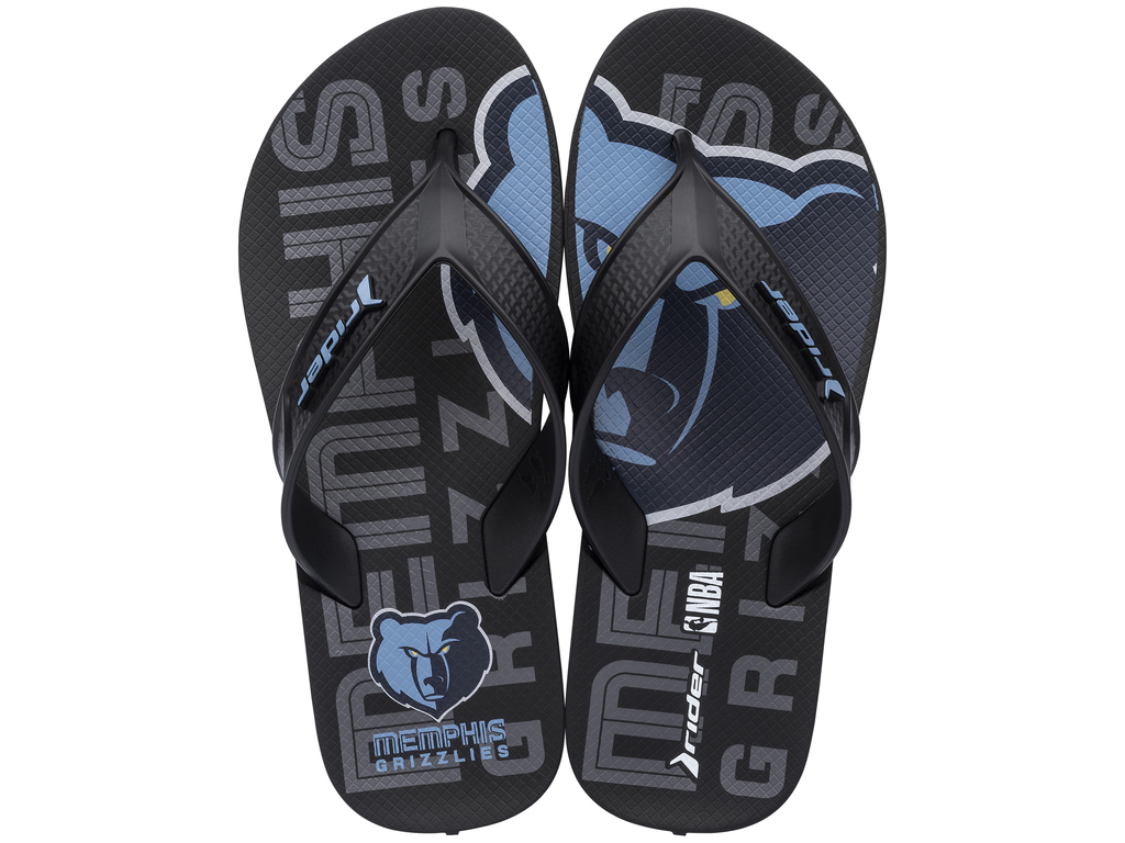 Sandalia Hombre Negro/Azul Memphis Rider