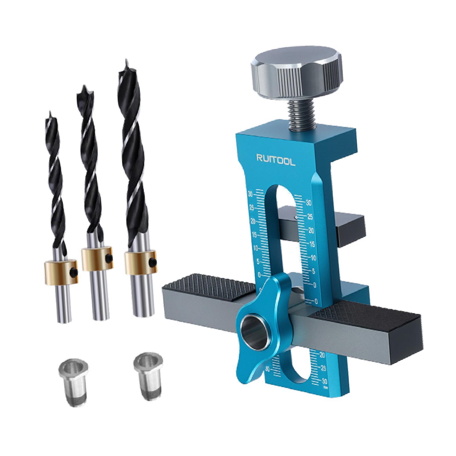 Ioensy - Herramienta De Posicionamiento De Puertas De Gabinetes, Compacta Y Liviana, Herramienta De Bricolaje Para Guardarropas, Plantilla Para El Hogar Con Accesorios