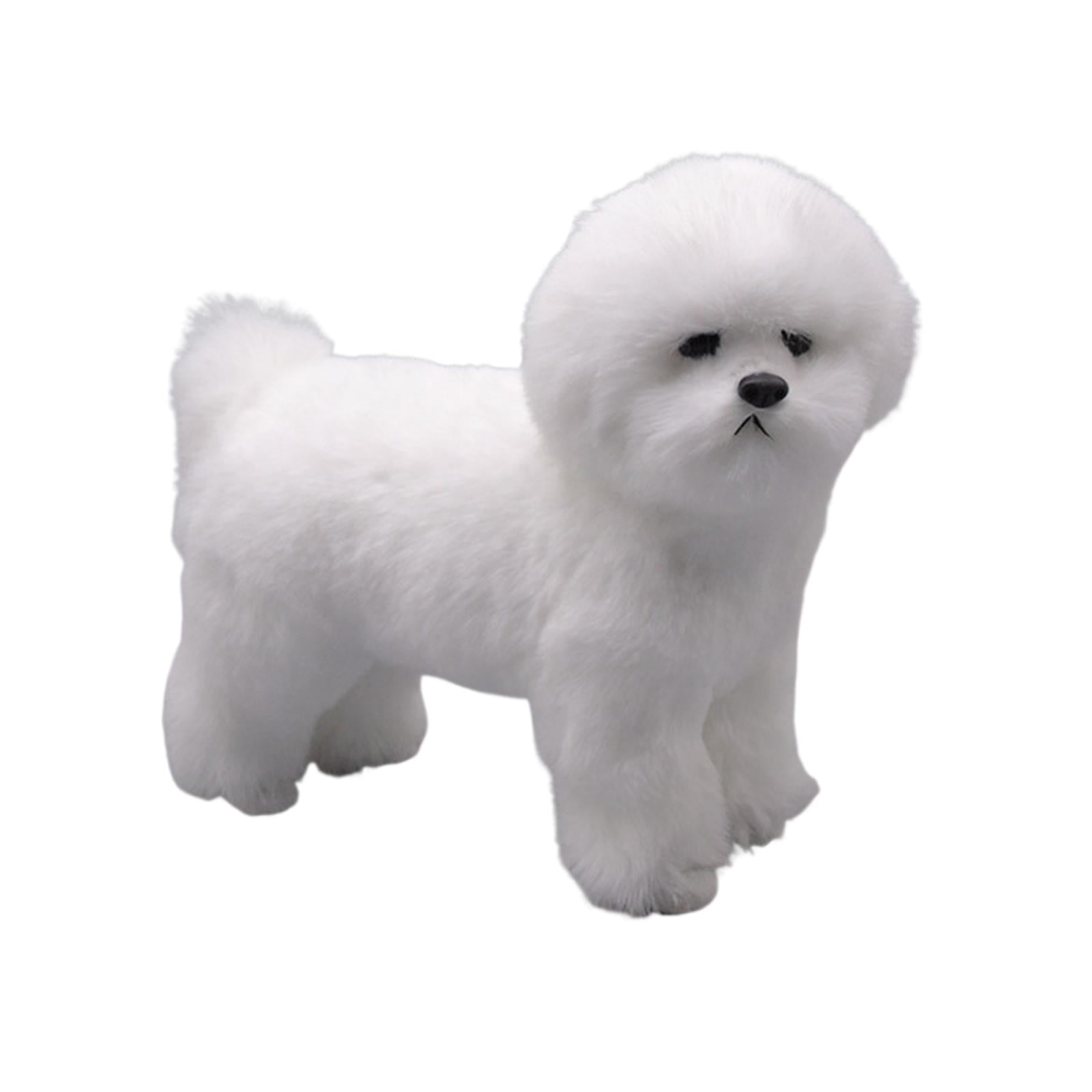 Magideal - Juguete De Peluche De Perro Realista Suave, Compañero Interactivo, Mascotas, Decoración Del Hogar, Cachorro De Peluche, Animal Relleno Para Niños, , De Pie