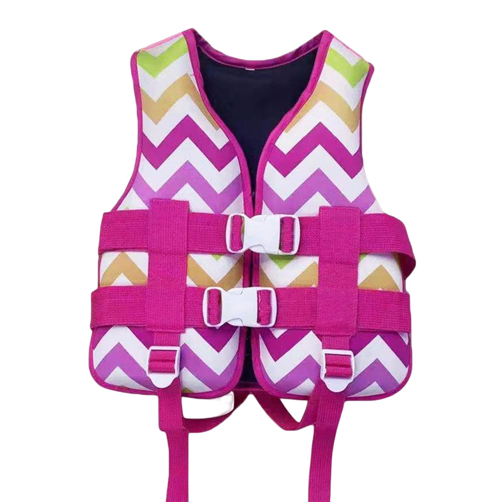 Magideal - Chalecos Traje Flotador Flotadores De Piscina Chaleco De Pesca Chaleco De Ayuda De Boya Chalecos De Natación Para Rosa Roja Xs