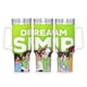 thumbnail image 1 of Dream SMP Vaso aislado de acero inoxidable con asa, diseño temático, regalo para familia, amigos y fans; incluye pajita y encaja en el portavasos estándar, 40 oz, 1 of 6