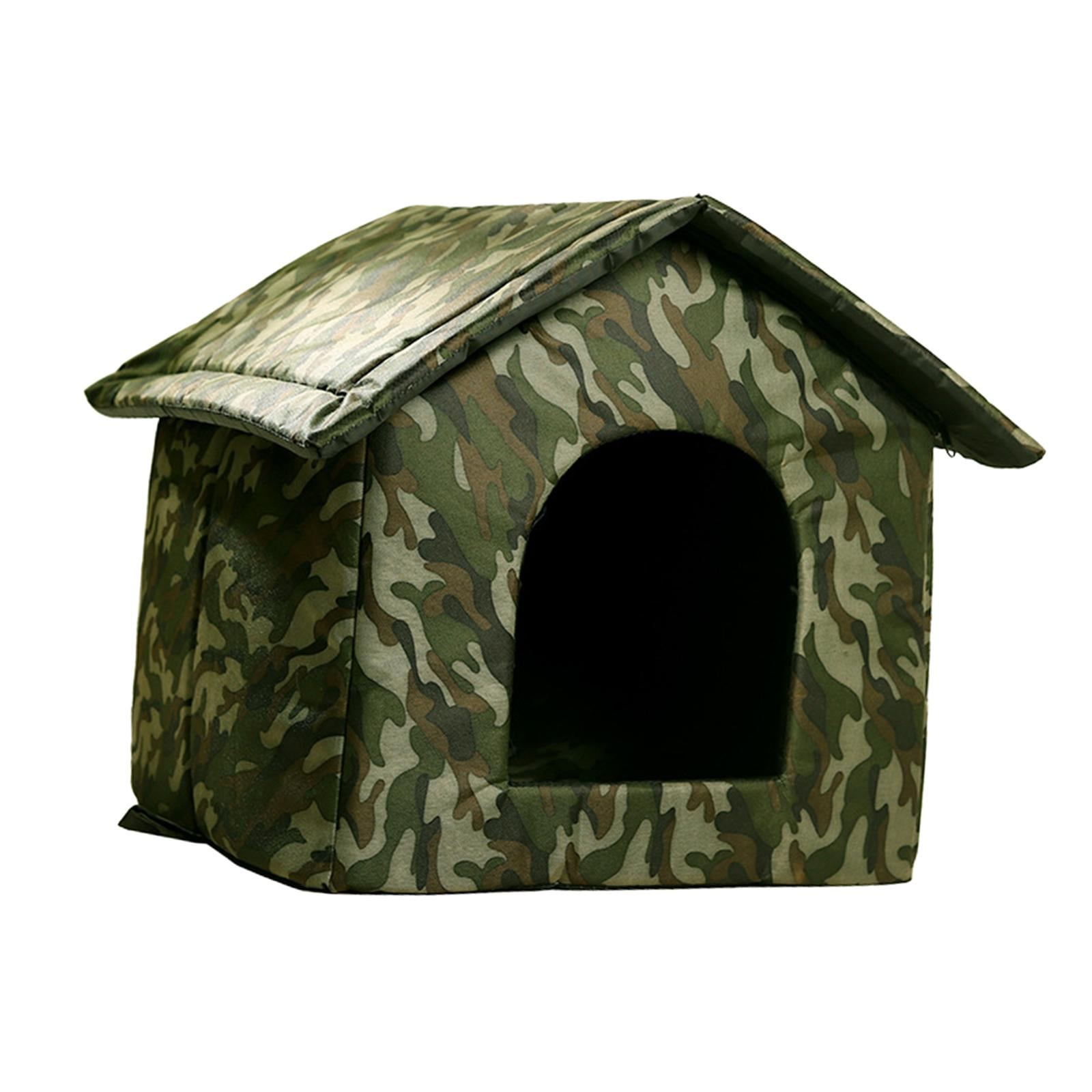 Magideal - Tienda De Campaña Para Mascotas Sin Hogar, Cama De Invierno Para Perros Y Gatos Callejeros, Impermeable, Para Dormir, Cueva Cálida, Caseta Portátil Pa Pequeño