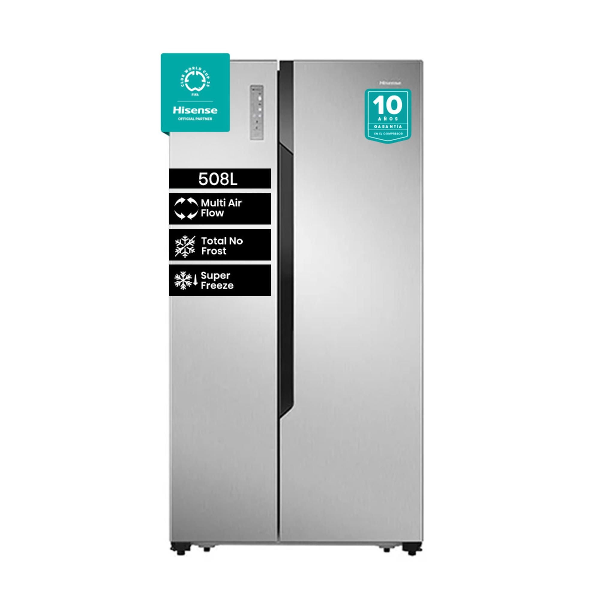 Hisense - Refrigerador Side By Side No Frost 508 Litros Rc-67Ws
