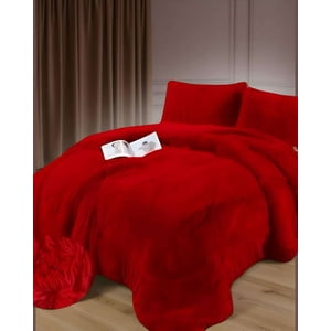 Genérico - Cobertor Chiporro Unicolor Peludo De Invierno Plaza Y Media S61