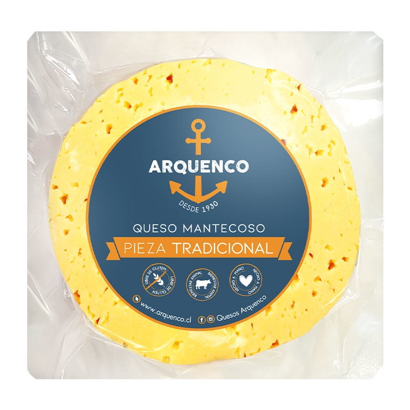 Queso Mantecoso Tradicional Minipieza Trozado 500 g Arquenco