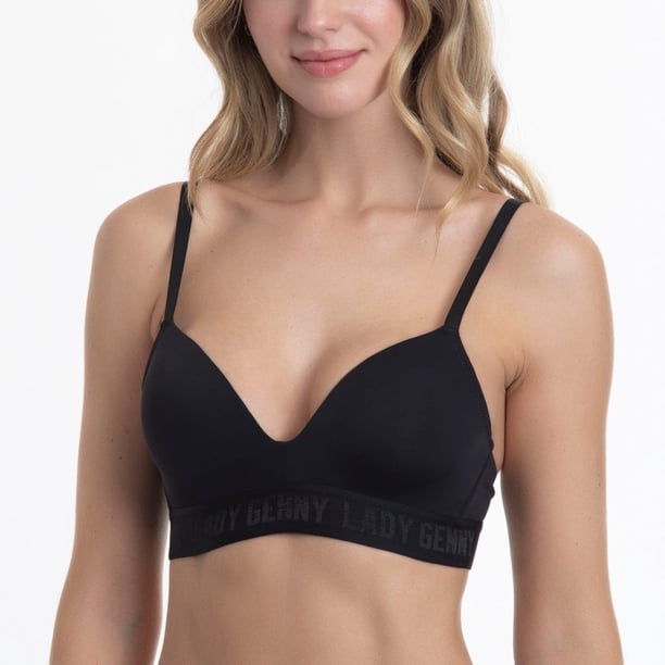 Sosten Microfibra Wireless Soft Estampada Mujer LADY GENNY