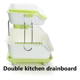 thumbnail image 4 of Escurridor De Platos Secador Para Fregadero 2 Niveles Color Verde, 4 of 8