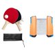 thumbnail image 1 of Juego De Paletas De Ping Pong, Juego De Tenis De Mesa Para Mesa, Para Viajar, Para Entrenar, Color Naranja, 1 of 5