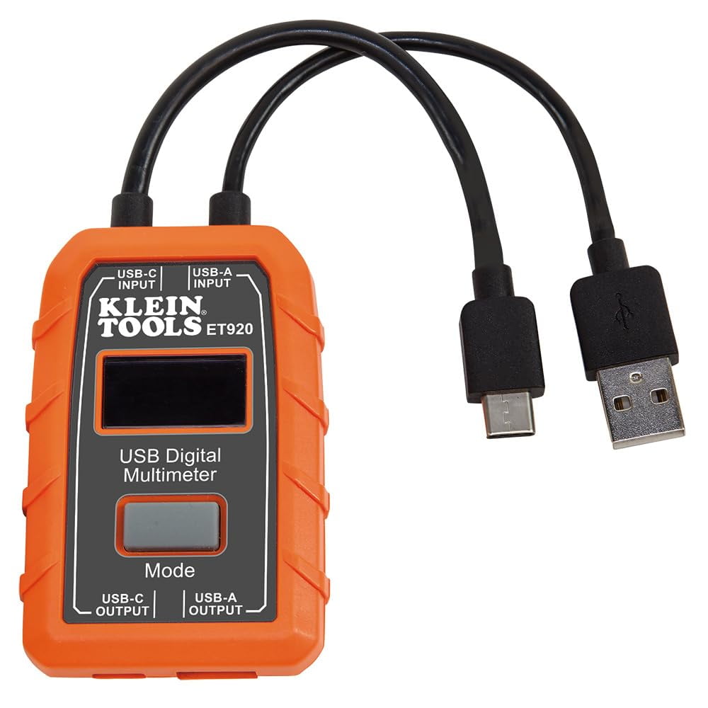 Medidor De Potencia Usb Klein Tools Et920 Usb-a/c De Voltaje/corriente