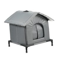 Magideal - Casa Para Gatos Refugio Para El Frío Cubículo Para Gatitos Vivienda Para Mascotas Con Protección Aislante Y Portátil Con Cojín Suave Adecuado Para Po S