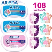 Detergente En Cápsulas Aileda Fresias Y Lirios 108 Cáps (Fresias Y Lirios+Sakura)