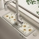 thumbnail image 1 of 1pc Floral Sink Faucet Absorbent Mat, Drainage Pad, Kitchen, Bathroom Sink, Countertop, Drain Pad, Diatomaceous Mud Washbasin, Cuttable, Quick Drying Pad, 1 of 5
