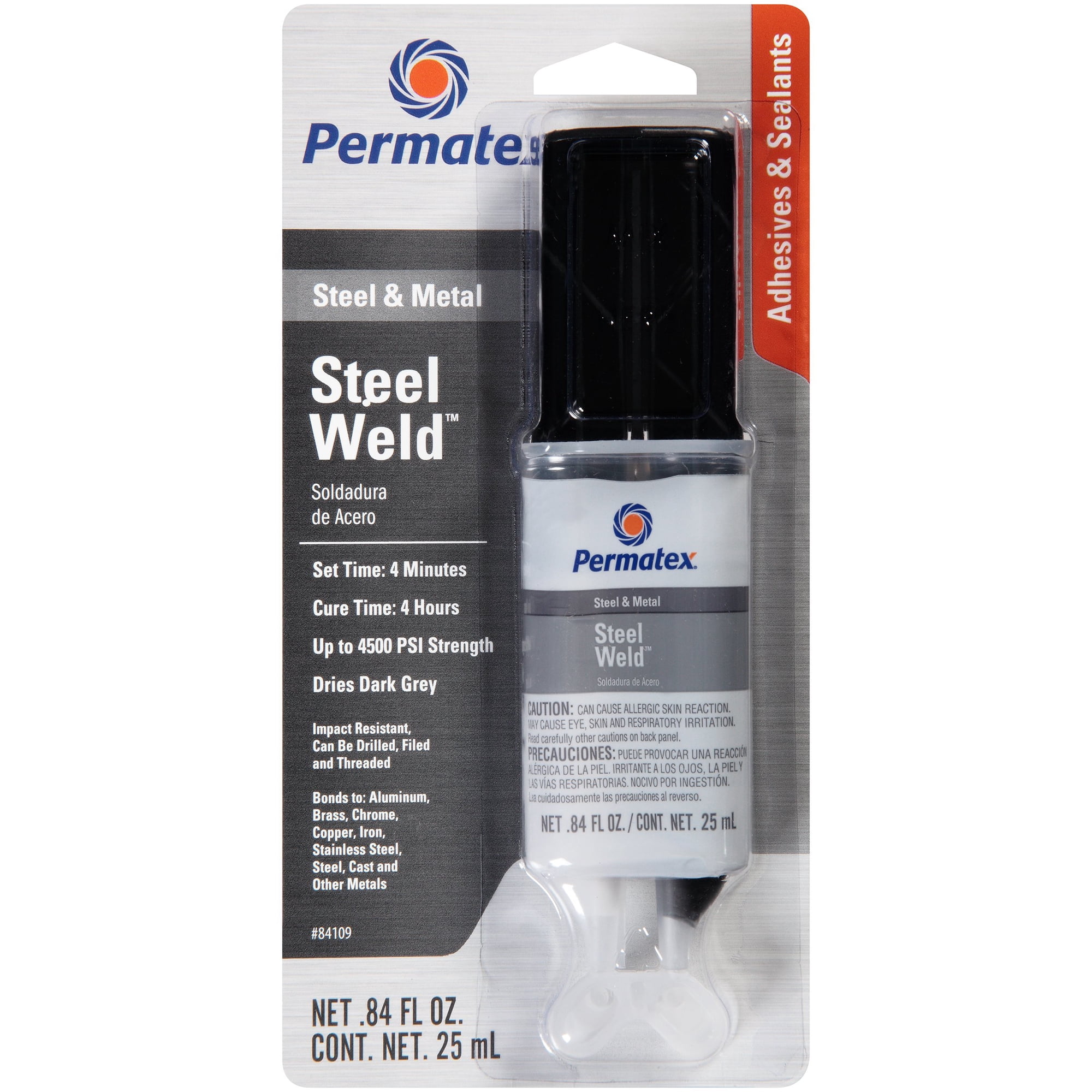 Adhesivo Epóxico Permatex 84109 Multi-metal 25 Ml Paquete De 12