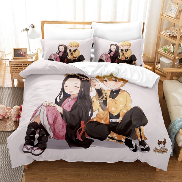 Anime Kawaii Girls Out Of The blade Bedding Sets Duvet Cover Set With Pillowcase Twin Full Bedclothes Bed Linen Bed Sheets