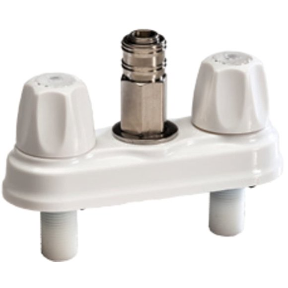 Grifo Empire Faucets CRD-EMPR-QDC-WHT Blanco de 4"