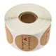 thumbnail image 1 of 1 rollo de 500 piezas Kraft redondo hecho a mano con pegatinas de amor etiquetas adhesivas A, 1 of 5