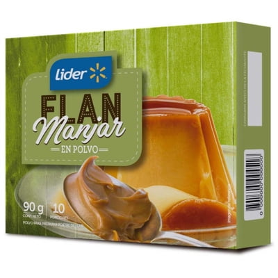 Flan Sabor Manjar 90 G Lider