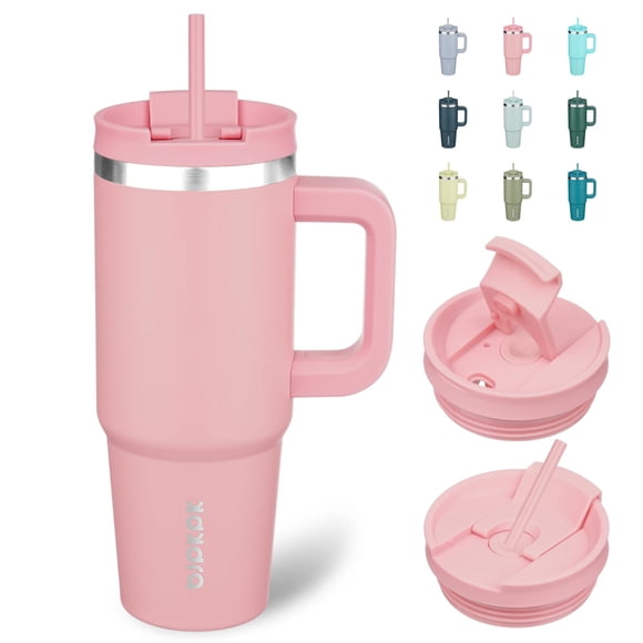 Vaso térmico de acero inoxidable BJPKPK de 900 mL con asa