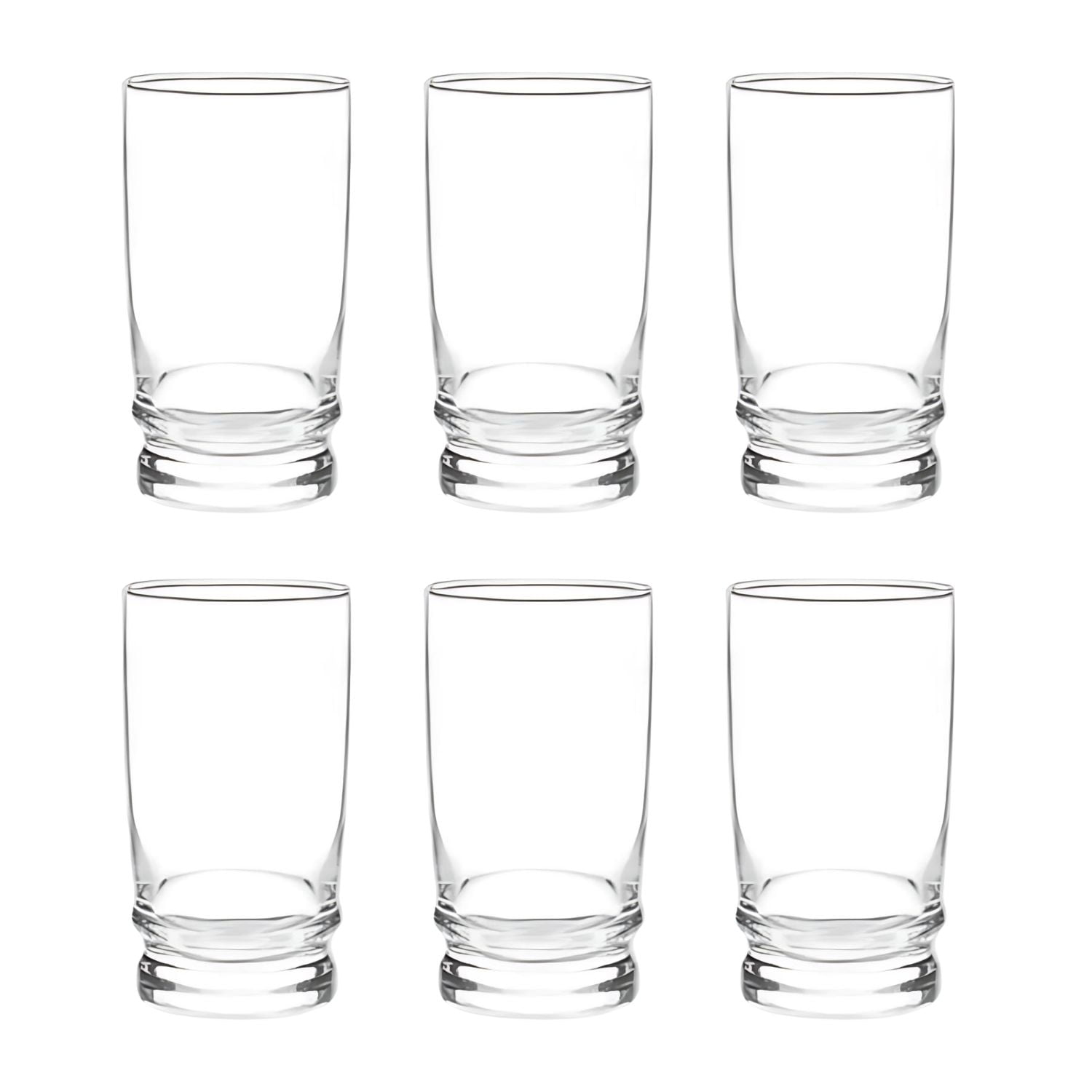 Set 6 Vasos Madeira Rocks 370ml Menaje Cocina Cristar