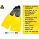 thumbnail image 3 of Fins Cressi Clio, bolsillo completo para pie, para bucear, color amarillo 43/44, 3 of 7