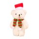 thumbnail image 3 of Animales De Peluche Oso De Peluche Navideño Para El Día De Acción De Gracias Día De San Valentín Blanco, 3 of 5