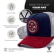 thumbnail image 4 of Gorra Urban Effort 5 Paneles Malla Snapback (Azul y Vino), 4 of 6