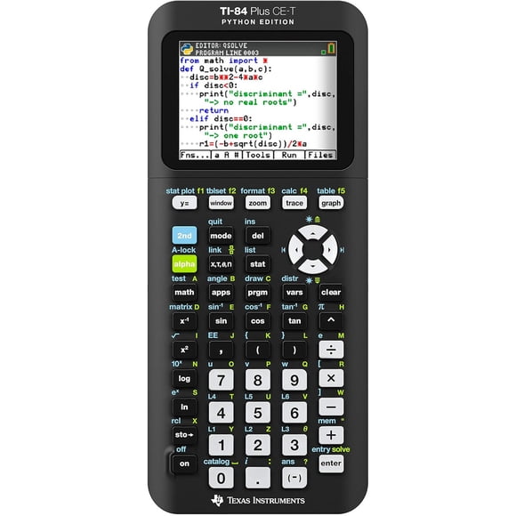 Calculadora Gráfica Texas Instruments TI-84 Plus CET Python