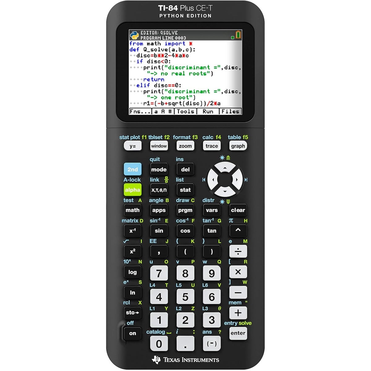 Calculadora Grafica Texas Instruments Ti84 Plus Cet Python