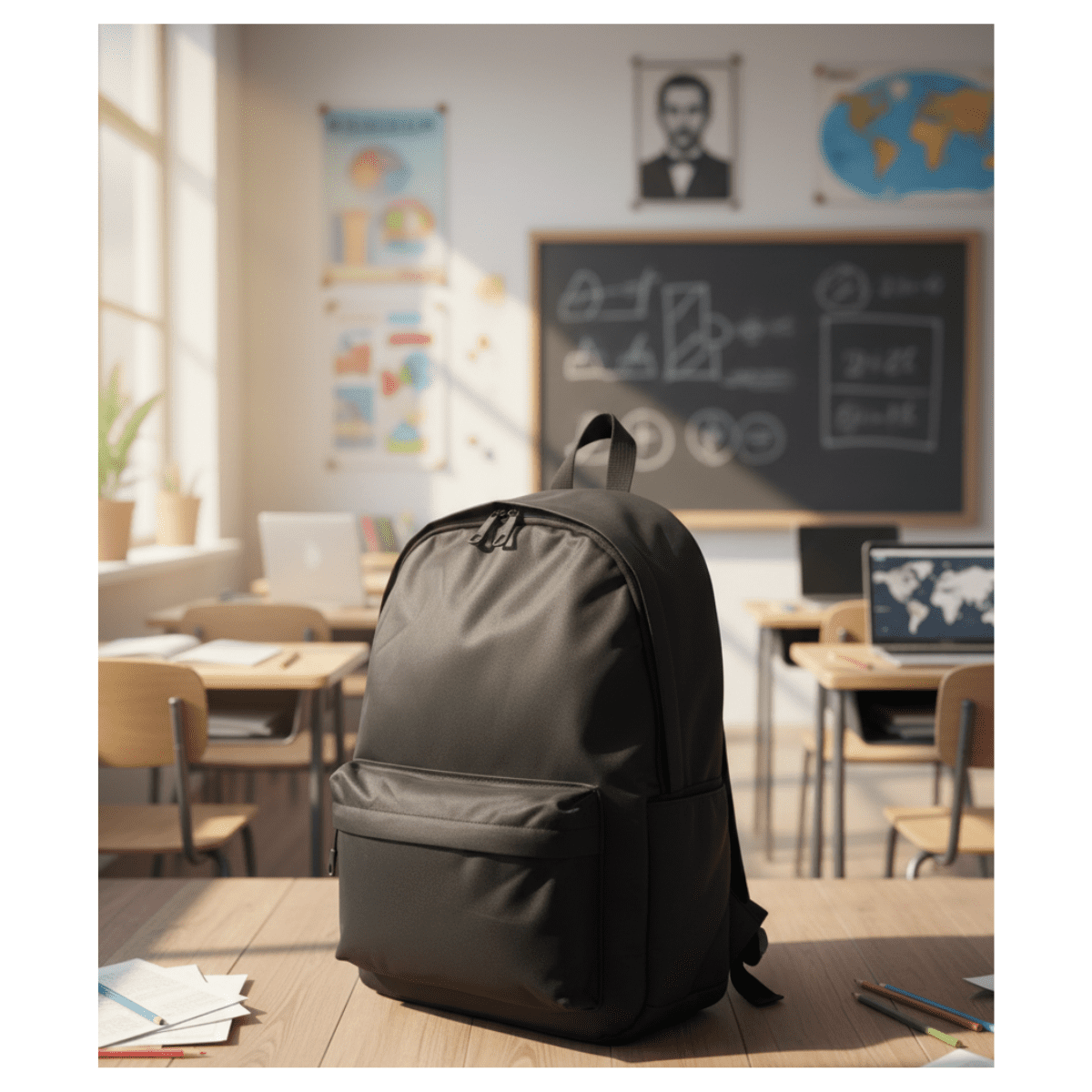 Genérico - Mochila Bolso Diario Estudiantil Escolar 20l