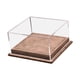 thumbnail image 5 of Vitrina Para Maquetas De Dos Coches A Escala 1/64, Accesorios Portátiles, Tapa De Acrílico Transparente, Color Café, 5 of 5
